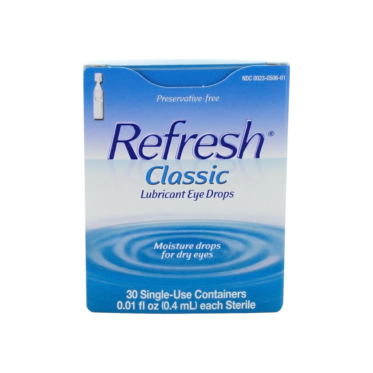 Refresh Classic Lubricant Eye Drops Single Use Containers 30 Each — Qarstores 3260