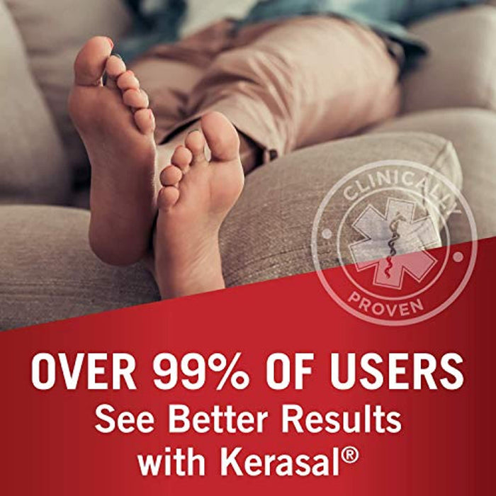 Kerasal Intensive Foot Repair, Deeply Moisturizes - Visible Results in Just 1 Day - 1 Ounce